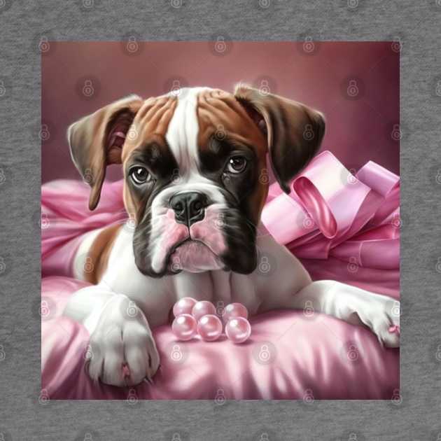 Cute Boxer Puppy by Enchanted Reverie